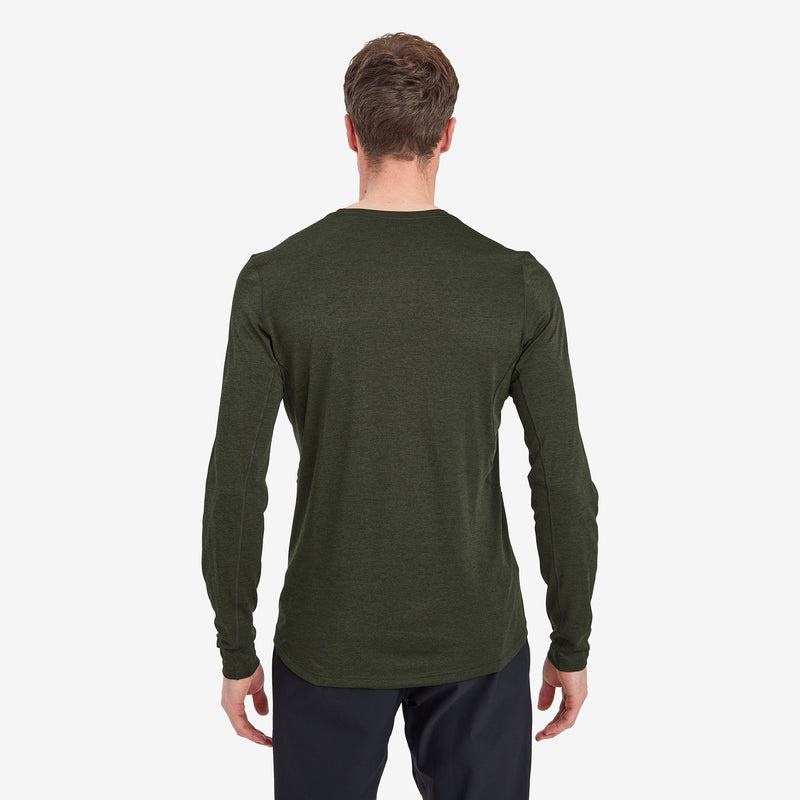 Montane Dart Long Sleeve T-shirt Herr Mörkgröna | PLH7347UO