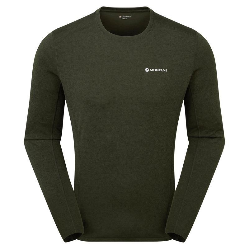 Montane Dart Long Sleeve T-shirt Herr Mörkgröna | PLH7347UO