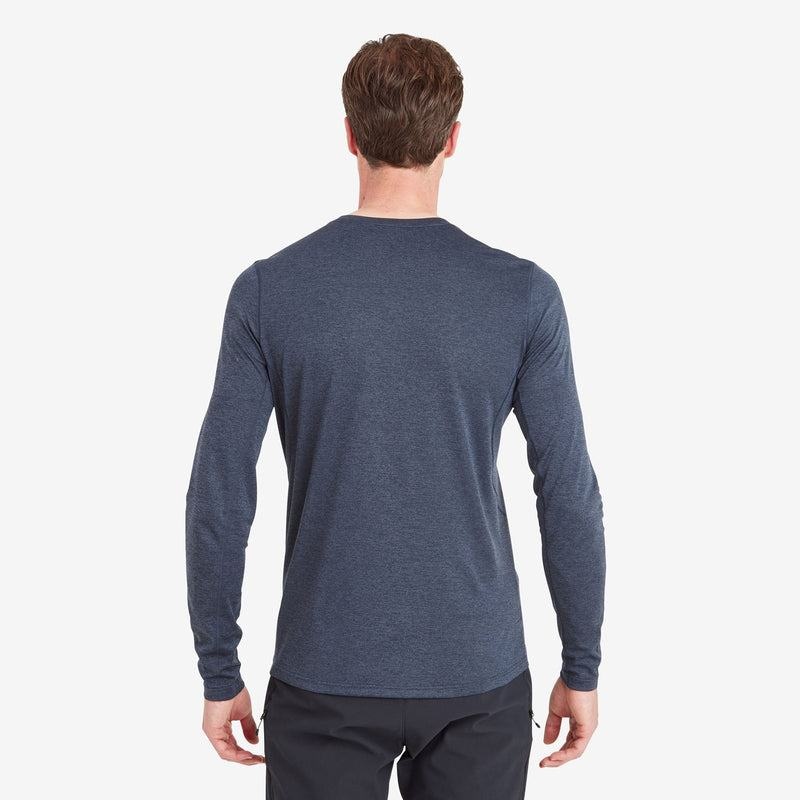 Montane Dart Long Sleeve T-shirt Herr Mörkblå | YNY420IG