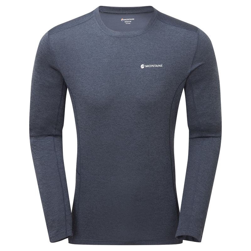 Montane Dart Long Sleeve T-shirt Herr Mörkblå | YNY420IG