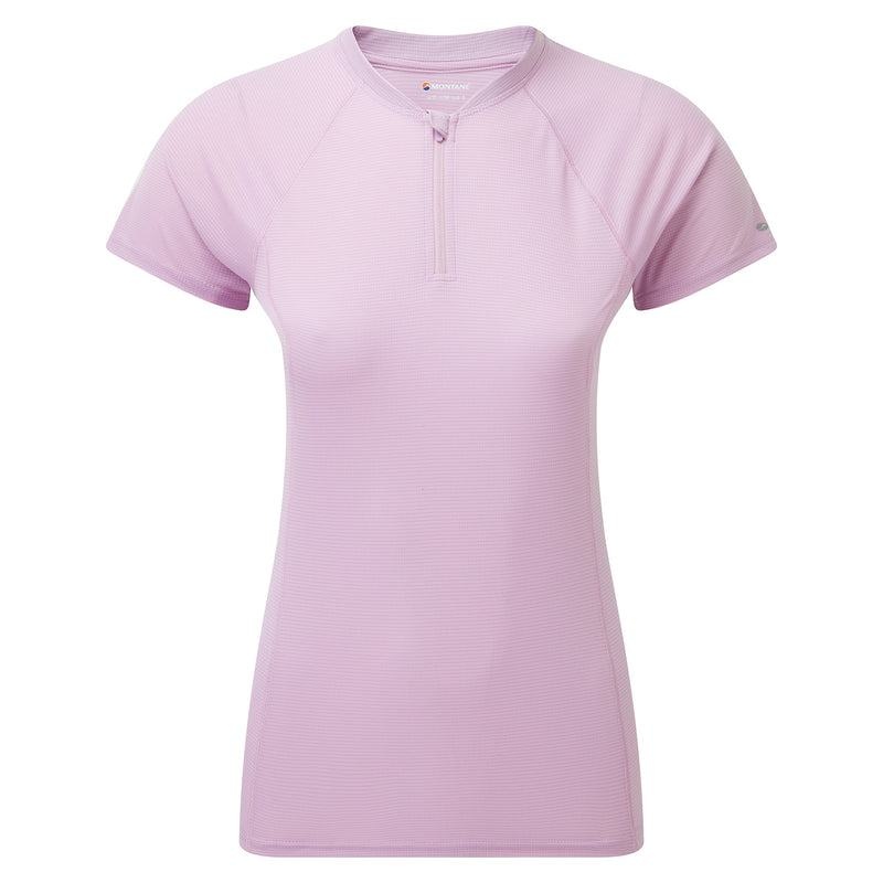 Montane Dart Nano Zip T-shirt Dam Grå Lila | GGN4859BB