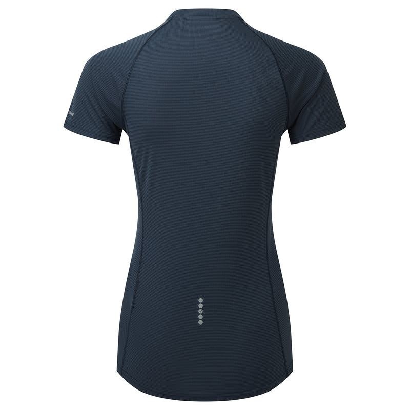 Montane Dart Nano Zip T-shirt Dam Mörkblå | NCH5391YK