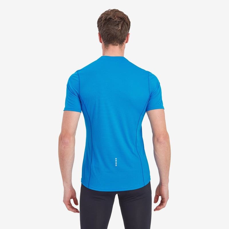 Montane Dart Nano Zip T-shirt Herr Blå | QXK5673SZ