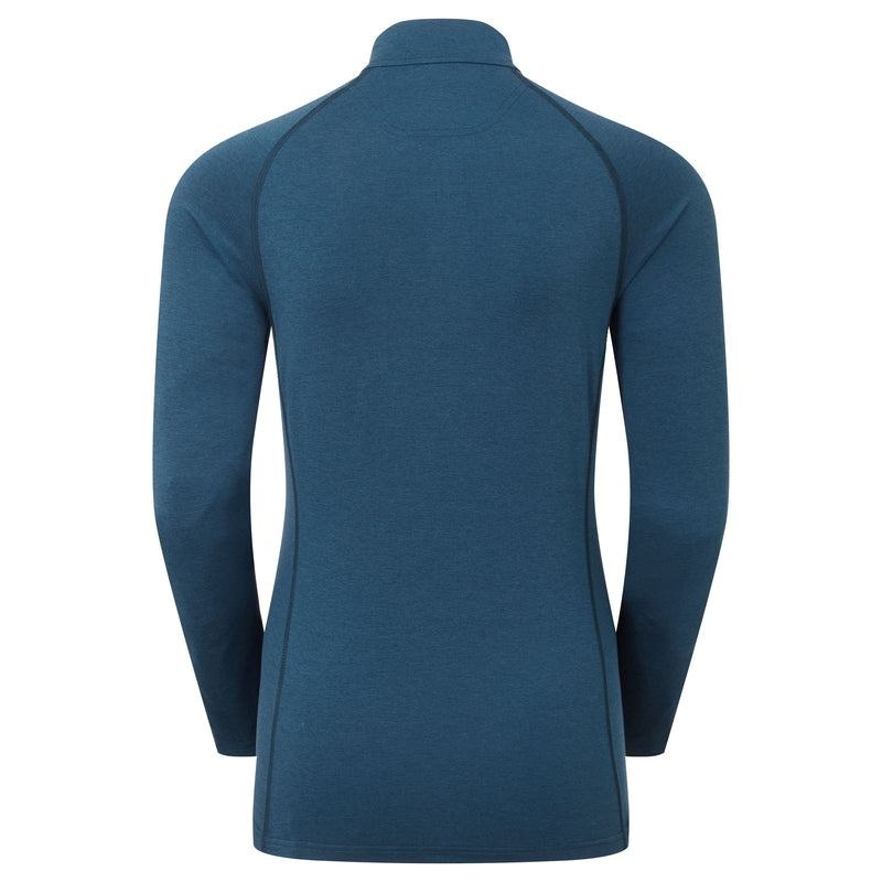 Montane Dart Thermo Zip Neck T-shirt Dam Marinblå Blå | LTG1630BC