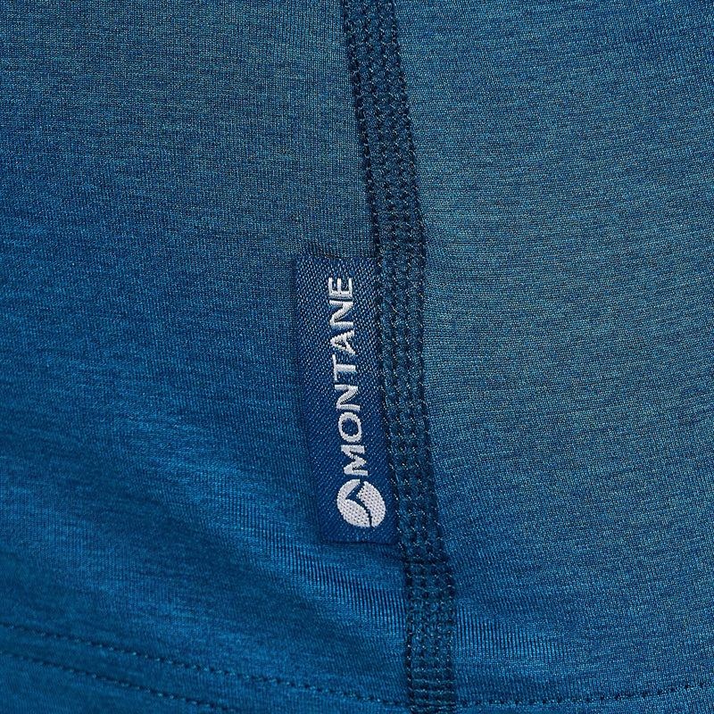 Montane Dart Thermo Zip Neck T-shirt Dam Marinblå Blå | LTG1630BC