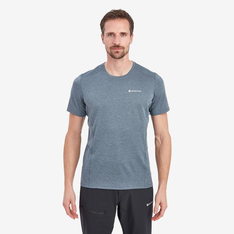 Montane Dart T-shirt Herr Grå Blå | IAB3915XL