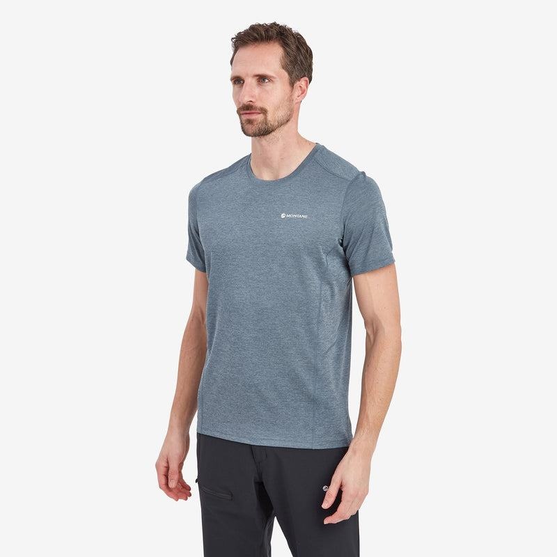 Montane Dart T-shirt Herr Grå Blå | IAB3915XL