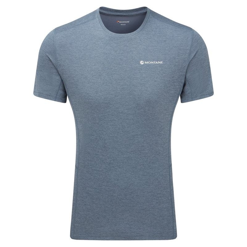 Montane Dart T-shirt Herr Grå Blå | IAB3915XL