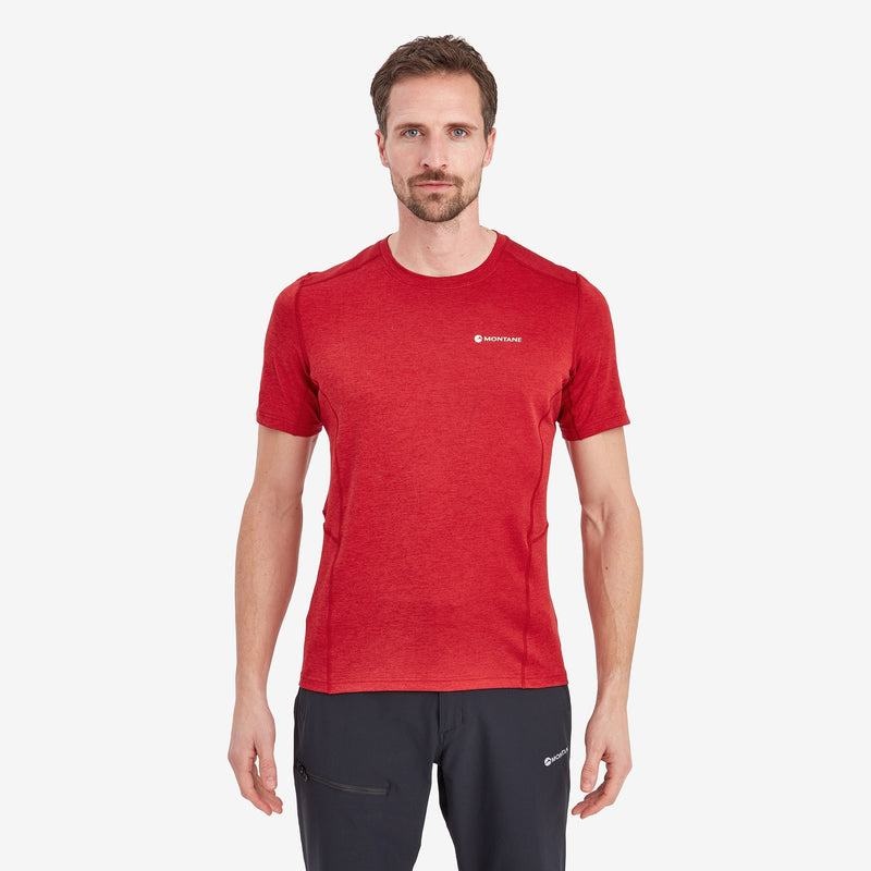 Montane Dart T-shirt Herr Mörkröda | SPO771YA