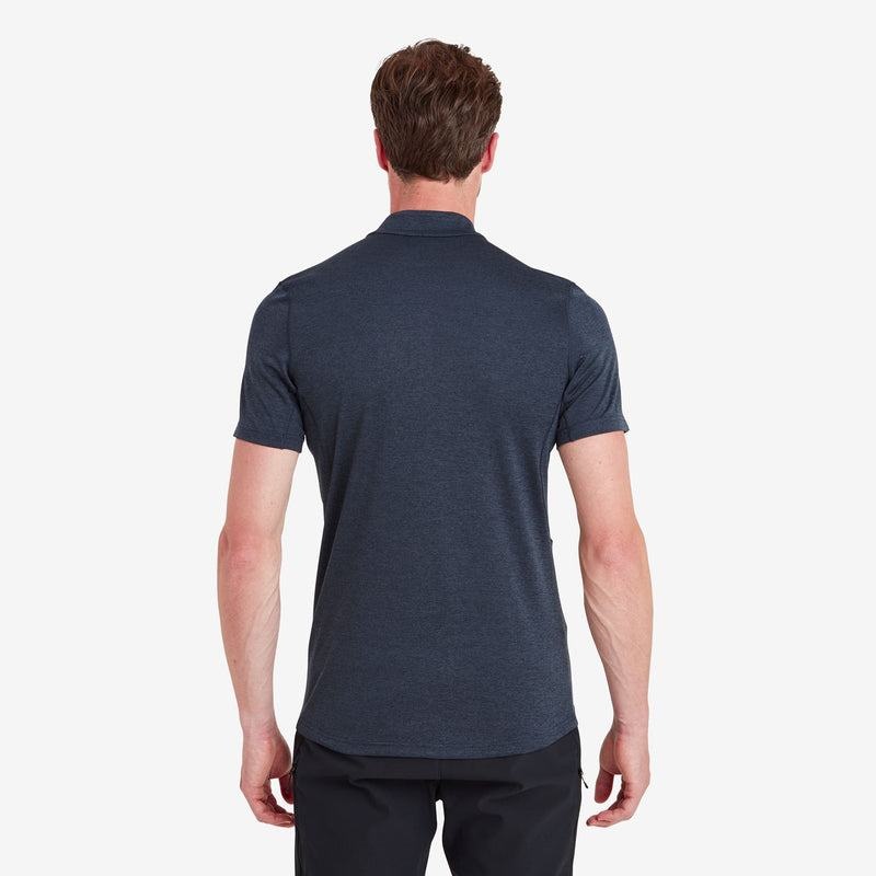 Montane Dart Zip T-shirt Herr Mörkblå | RJM9149KQ