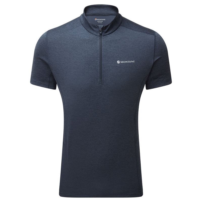 Montane Dart Zip T-shirt Herr Mörkblå | RJM9149KQ