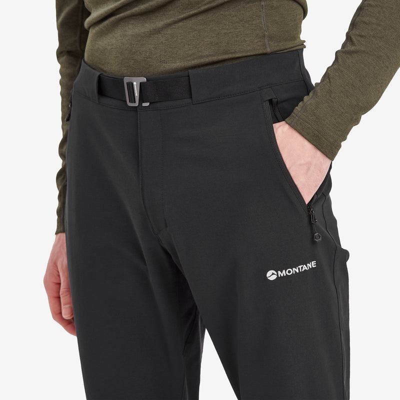 Montane Dynamic Lite Stretch Byxor Herr Svarta | XEF1646WA