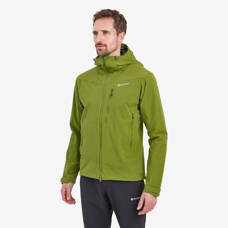 Montane Dyno LT Softshelljacka Herr Gröna | THY115XU