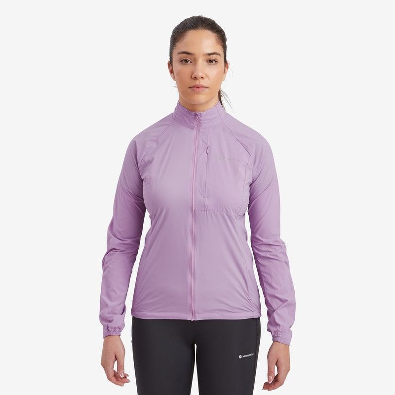 Montane Featherlite Windproof Jacka Dam Grå Lila | WAV3721MF