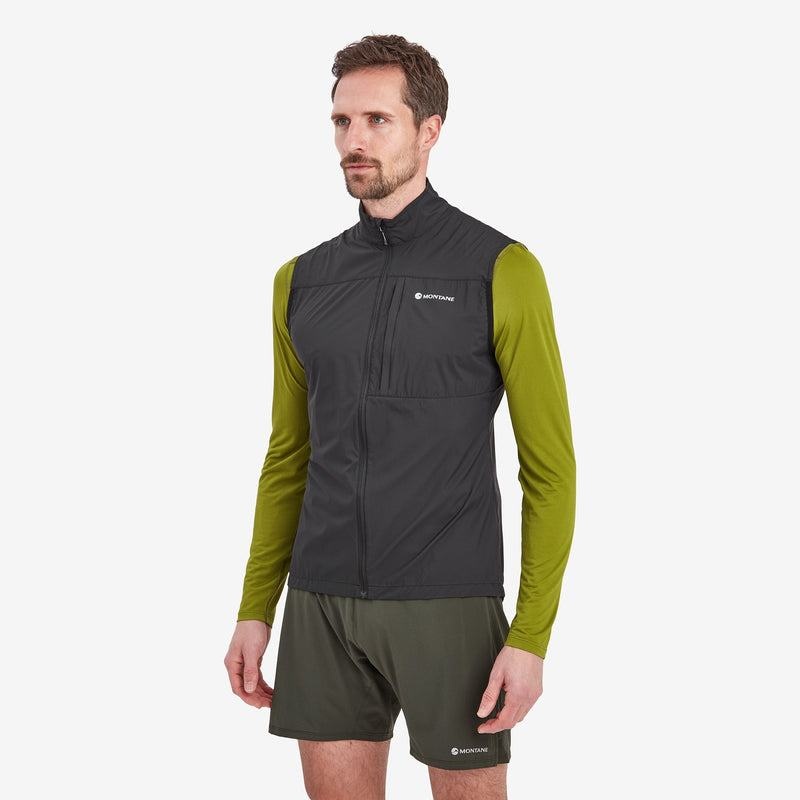 Montane Featherlite Windproof Väst Herr Svarta | FWE318ZU