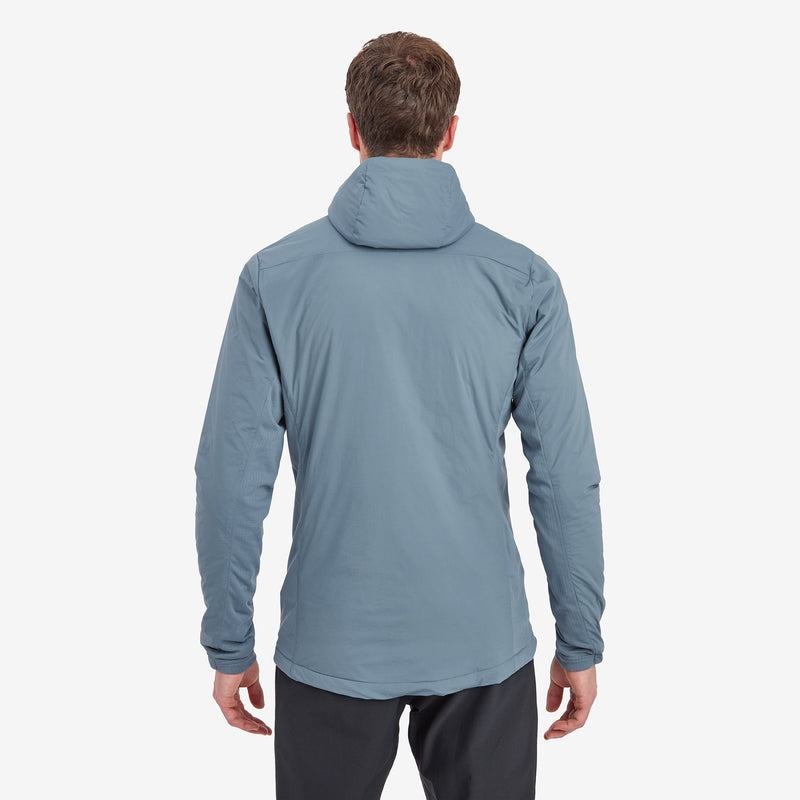 Montane Fireball Lite Hooded Isolerade Jackor Herr Grå Blå | XJQ845NG