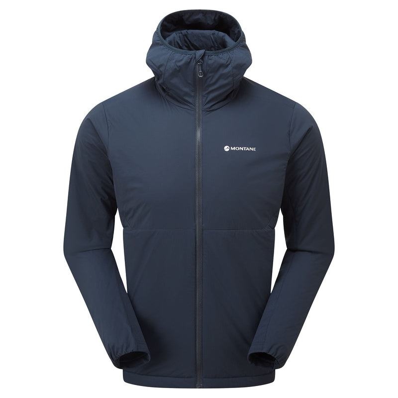 Montane Fireball Lite Hooded Isolerade Jackor Herr Mörkblå | FHM8820FC