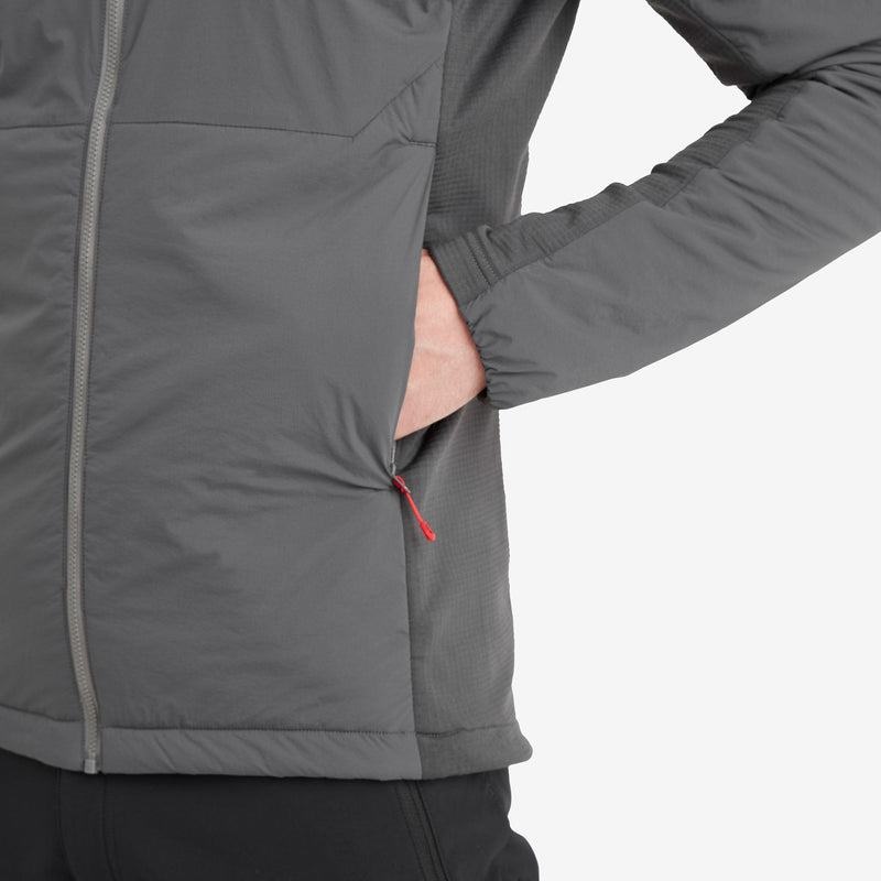 Montane Fireball Lite Hooded Isolerade Jackor Herr Mörkgrå | DNB3170NW