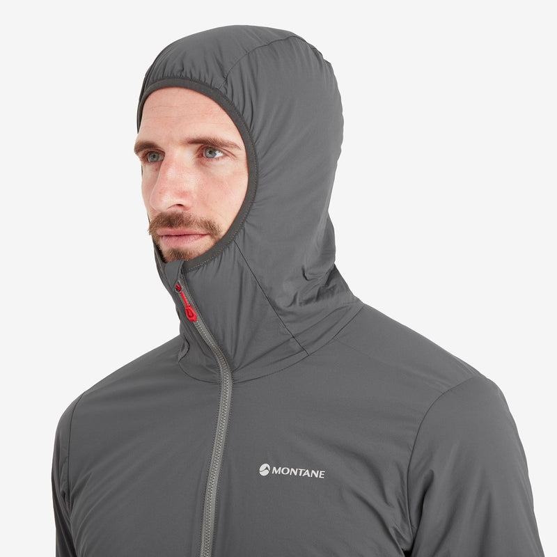 Montane Fireball Lite Hooded Isolerade Jackor Herr Mörkgrå | DNB3170NW