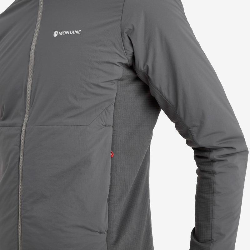 Montane Fireball Lite Hooded Isolerade Jackor Herr Mörkgrå | DNB3170NW