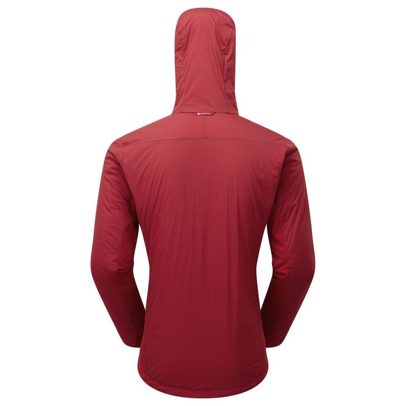 Montane Fireball Lite Hooded Isolerade Jackor Herr Mörkröda | LGG1485QK