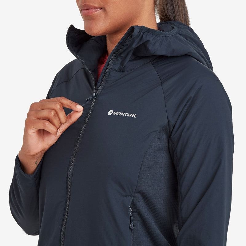 Montane Fireball Lite Hooded Isolerade Jackor Dam Mörkblå | DCA6621DV