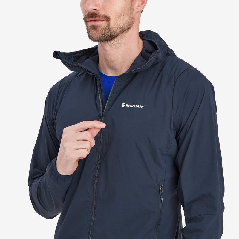 Montane Fireball Nano Hooded Jacka Herr Mörkblå | UIS1622FK