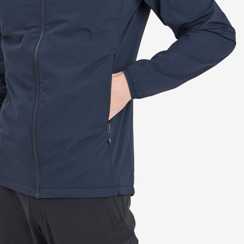 Montane Fireball Nano Hooded Jacka Herr Mörkblå | UIS1622FK