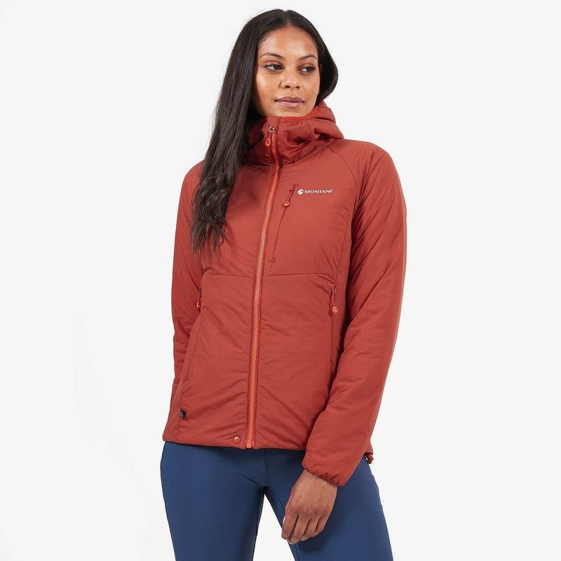 Montane Fireball Softshelljacka Dam Orange Röda | HWC5928RM