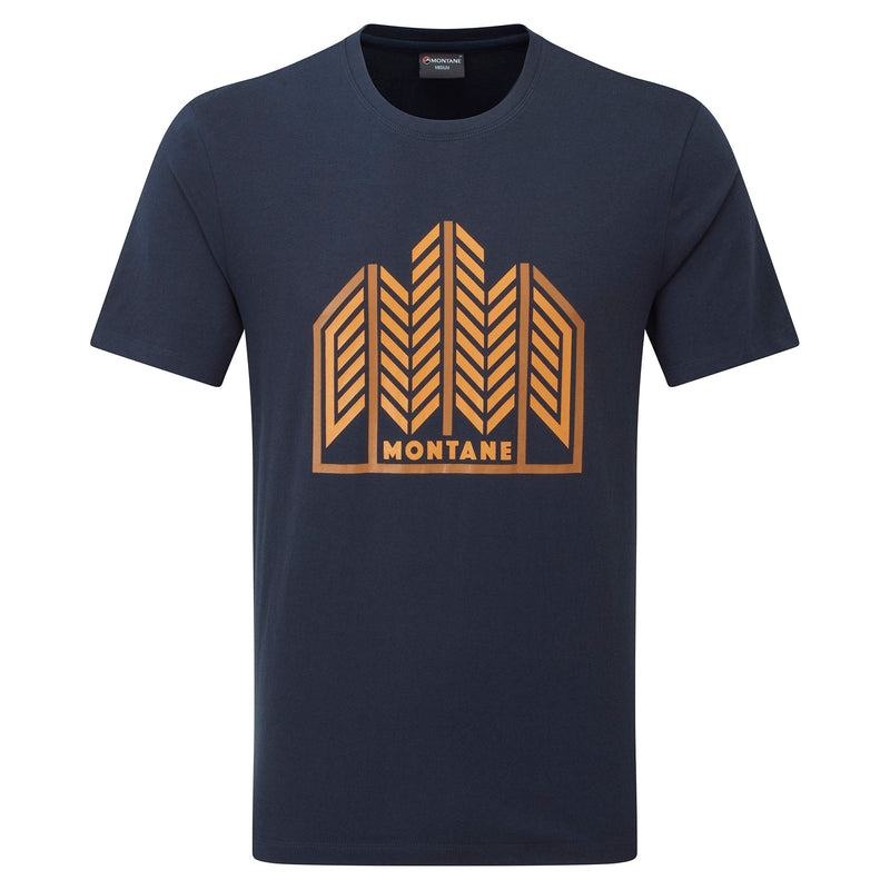 Montane Forest T-shirt Herr Mörkblå | LUA7586PA