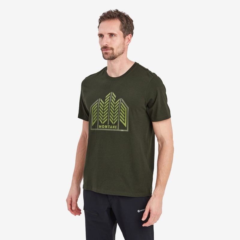 Montane Forest T-shirt Herr Mörkgröna | ZFD761FA