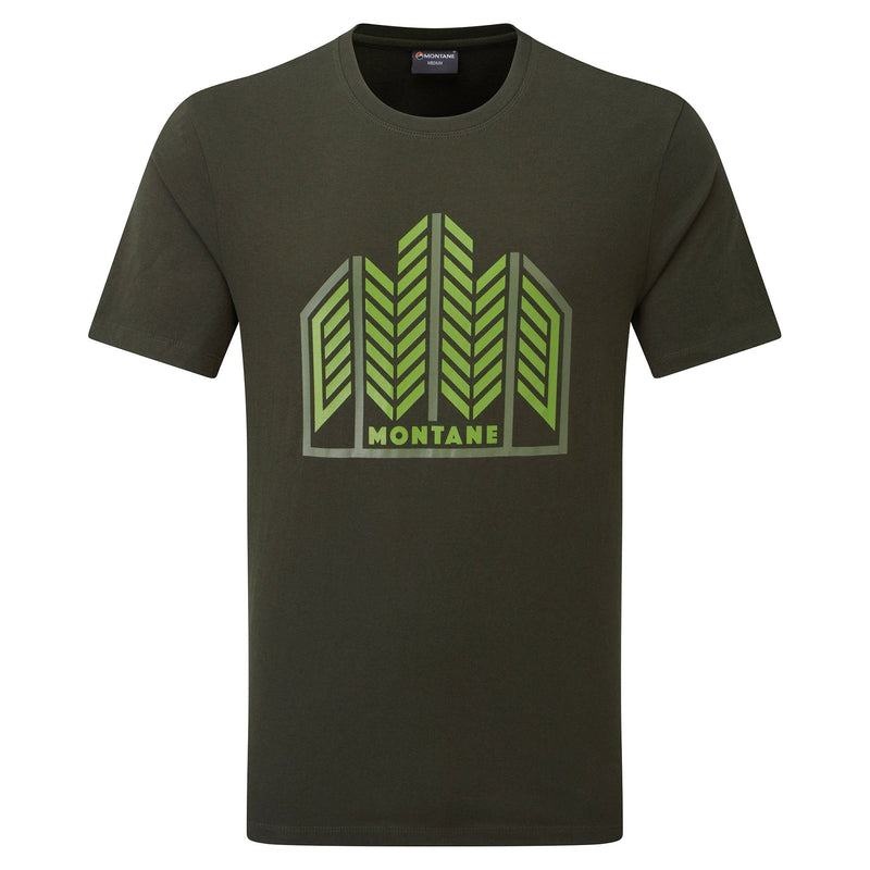 Montane Forest T-shirt Herr Mörkgröna | ZFD761FA