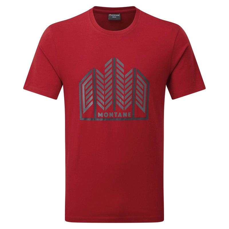 Montane Forest T-shirt Herr Mörkröda | XXT4538OG