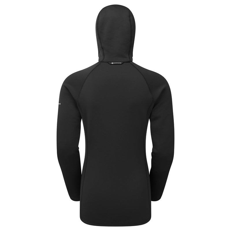 Montane Fury Hooded Fleecejackor Dam Svarta | CIU966RB