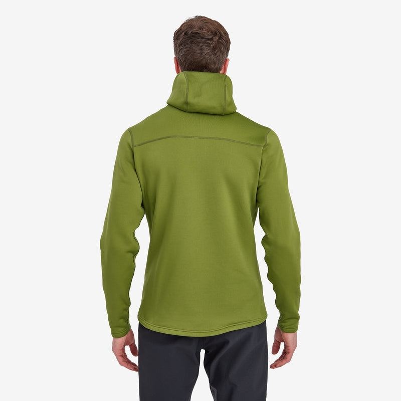 Montane Fury Hooded Fleecejackor Herr Gröna | ISI6772FM