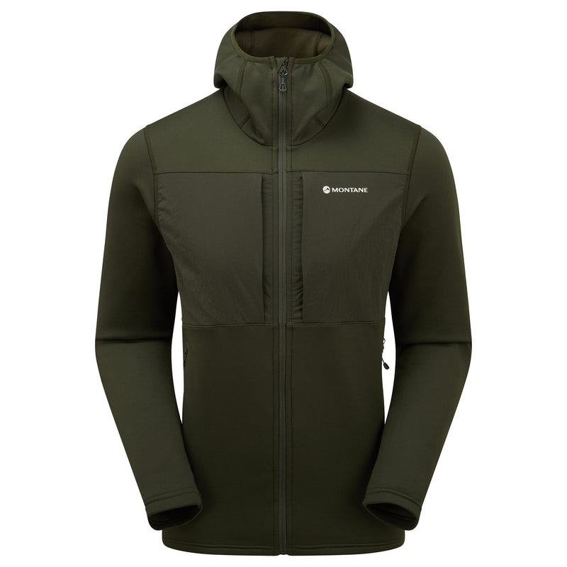 Montane Fury XT Hooded Fleecejackor Herr Mörkgröna | MDV1591VF