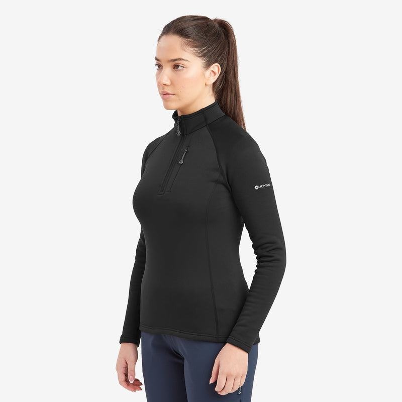 Montane Fury Zip Pull-On Skinna Dam Svarta | ZUF8013AM