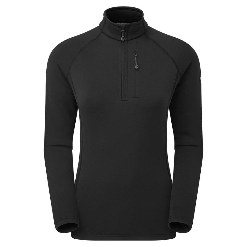 Montane Fury Zip Pull-On Skinna Dam Svarta | ZUF8013AM