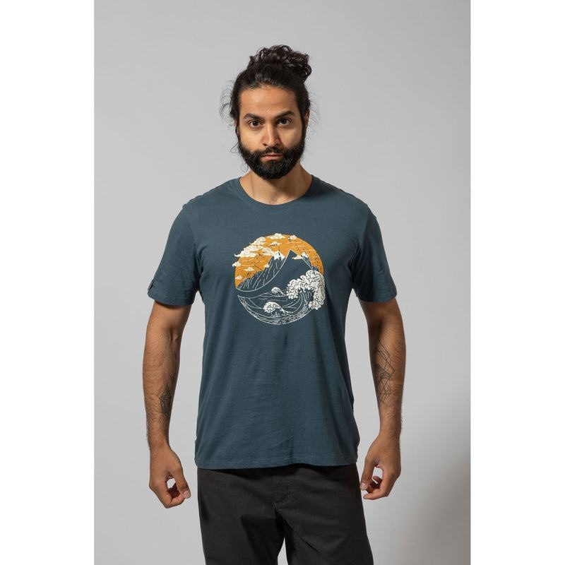 Montane Great Mountain T-shirt Herr Blå | EIV5451ZK