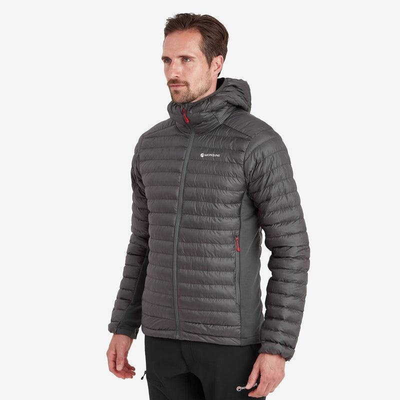 Montane Icarus Lite Hooded Jacka Herr Mörkgrå | DJT7239WR