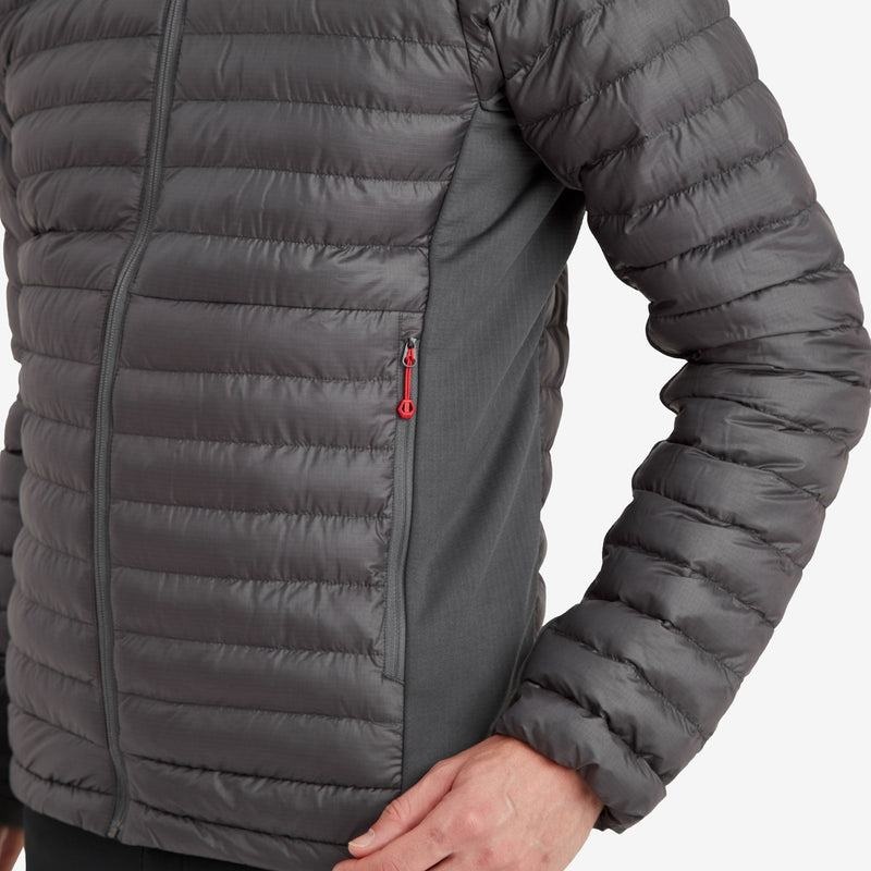 Montane Icarus Lite Hooded Jacka Herr Mörkgrå | DJT7239WR