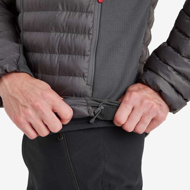 Montane Icarus Lite Hooded Jacka Herr Mörkgrå | DJT7239WR