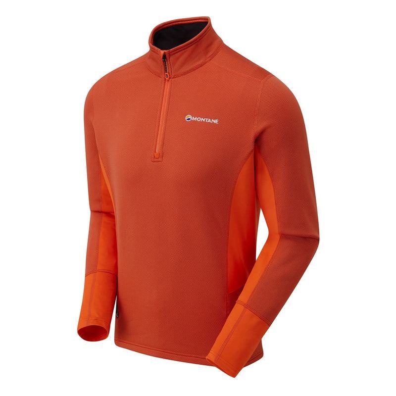 Montane Iridium Hybrid Pull-On Fleecejackor Herr Orange | WMG2815QI