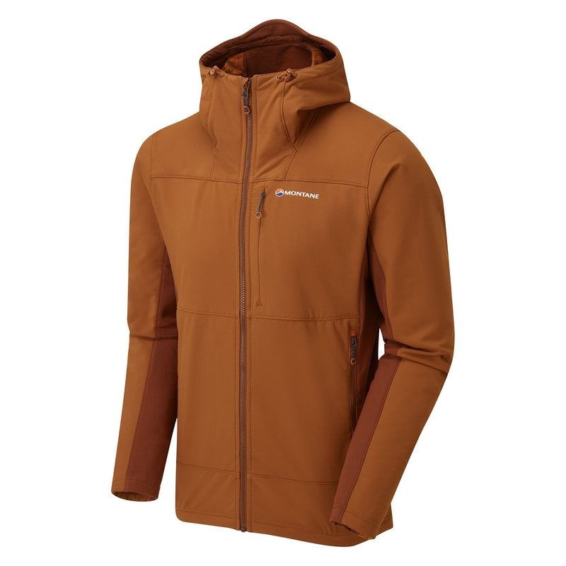 Montane Krypton Softshelljacka Herr Mörkorange | DLT5081UZ