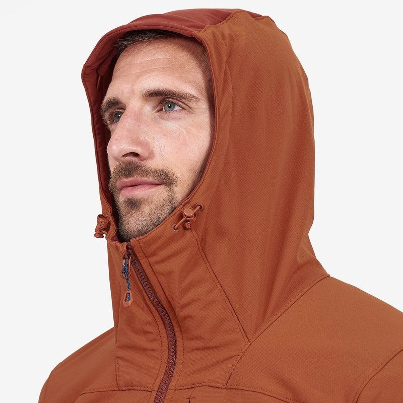 Montane Krypton Softshelljacka Herr Mörkorange | DLT5081UZ