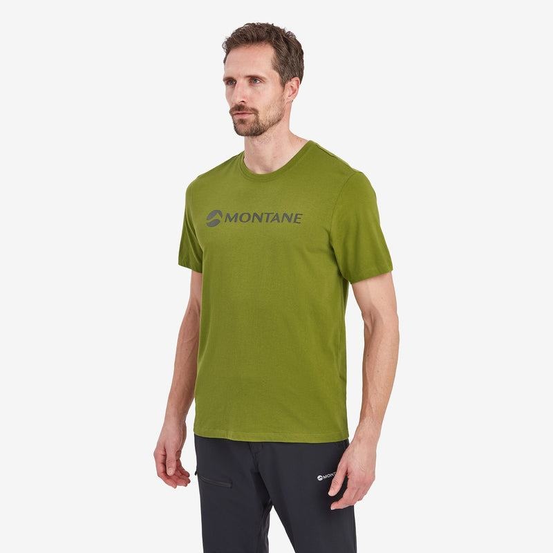 Montane Mono Logo T-shirt Herr Gröna | JSH4044HK