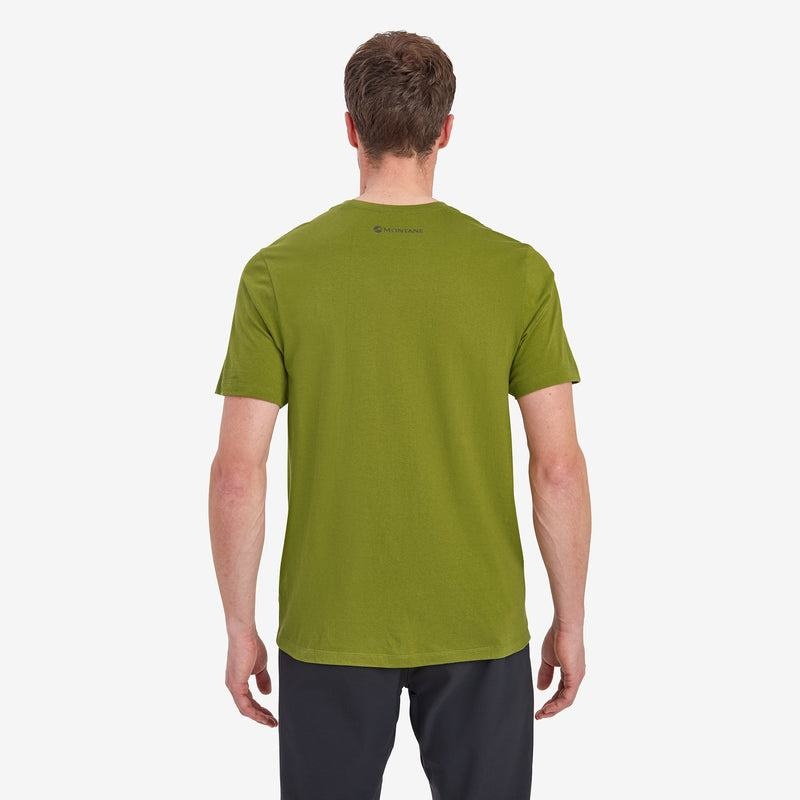 Montane Mono Logo T-shirt Herr Gröna | JSH4044HK