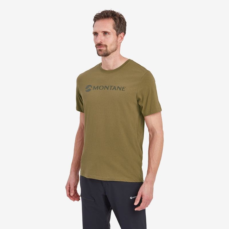 Montane Mono Logo T-shirt Herr Gröna | NVK8412BX