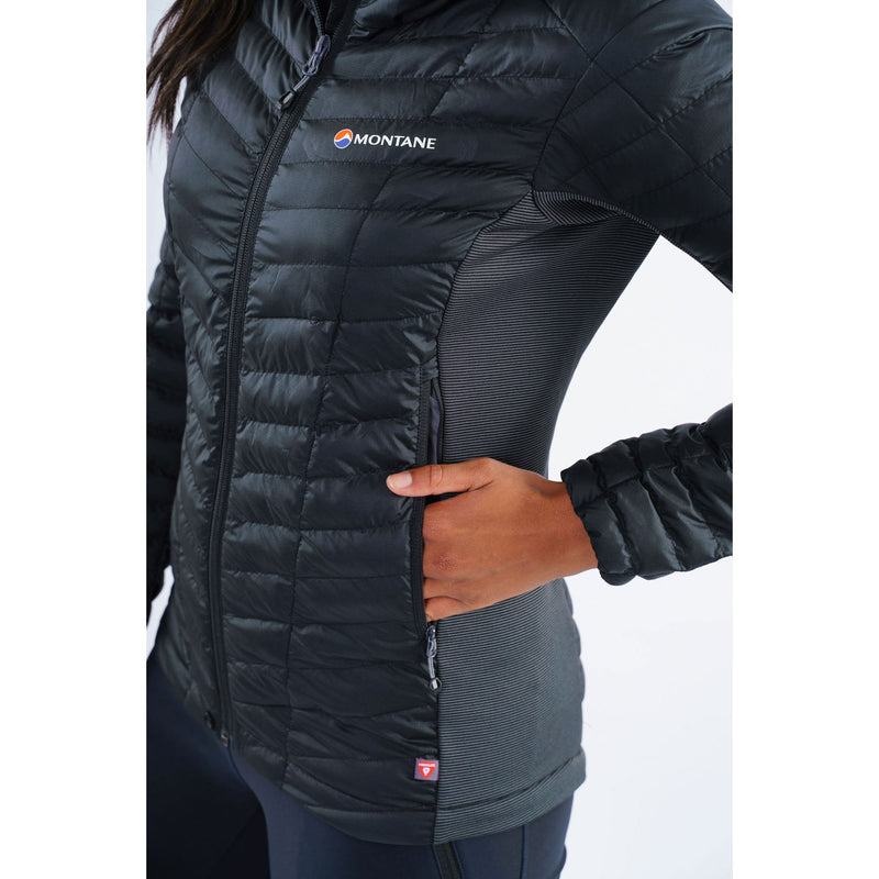 Montane Phoenix Stretch Dunjackor Dam Svarta | NHG6514NP