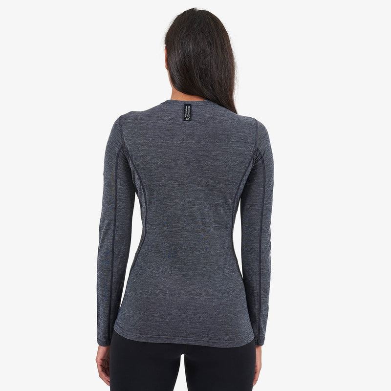 Montane Primino 140 Long Sleeve T-shirt Dam Svarta | AKZ1188UY